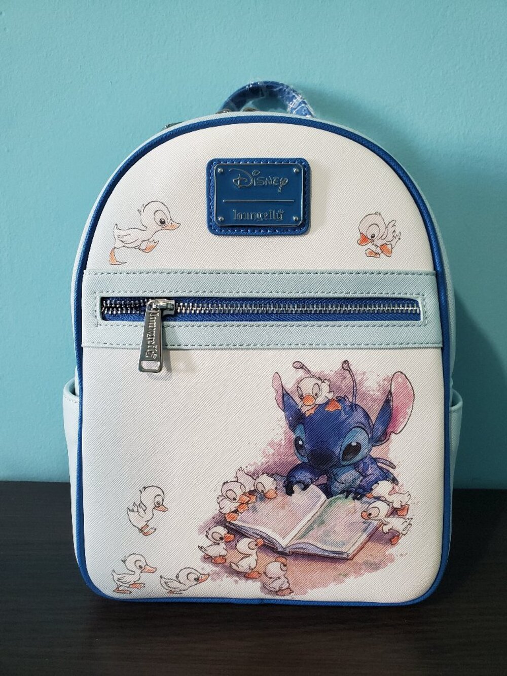NWT Loungefly Disney Stitch with Ducks Mini Backpack